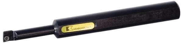 Kennametal - 5.69mm Min Bore Diam, 6" OAL, 4.76mm Shank Diam, E-SCFD Indexable Boring Bar - CD.. Insert, Screw Holding Method - Caliber Tooling