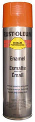 Rust-Oleum - Equipment Orange, 15 oz Net Fill, Gloss, Enamel Spray Paint - 14 Sq Ft per Can, 20 oz Container, Use on Rust Proof Paint - Caliber Tooling