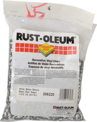 Rust-Oleum - Black/White Vinyl Floor Chips - 1 Lb Plastic Bag - Caliber Tooling