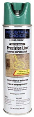 Rust-Oleum - 17 fl oz Green Marking Chalk - 500' to 530' Coverage at 1-1/4" Wide, Water-Based Formula - Caliber Tooling