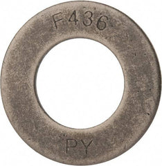 Value Collection - 1-1/2" Screw, Grade SAE 1035-1050 Steel Structural Flat Washer - 1-5/8" ID x 3" OD, Plain Finish - Caliber Tooling