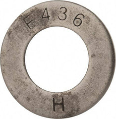 Value Collection - 1-1/4" Screw, Grade SAE 1035-1050 Steel Structural Flat Washer - 1-3/8" ID x 2-1/2" OD, Plain Finish - Caliber Tooling