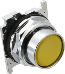 Eaton Cutler-Hammer - Flush Pushbutton Switch Operator - Yellow, Round Button, Nonilluminated - Caliber Tooling