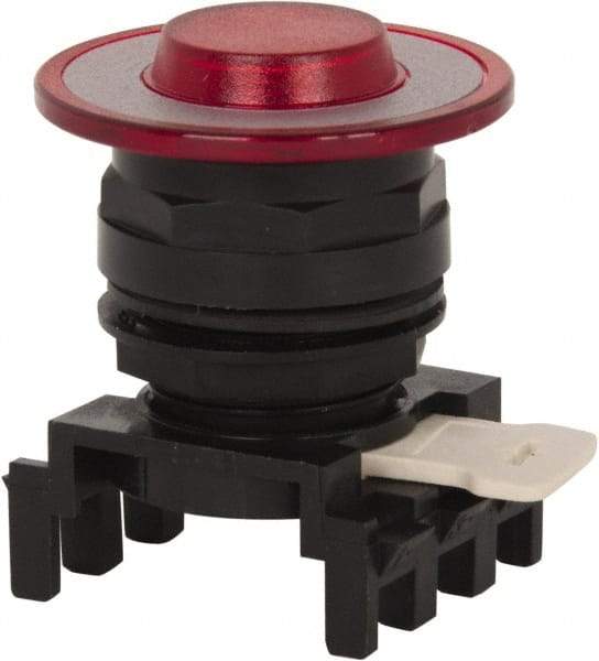 Eaton Cutler-Hammer - Pushbutton Switch Lens - Red, Round Button, Illuminated - Caliber Tooling