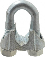 Value Collection - 5/8" Wire Rope U-Bolt Clip - Malleable Iron, Galvanized - Caliber Tooling