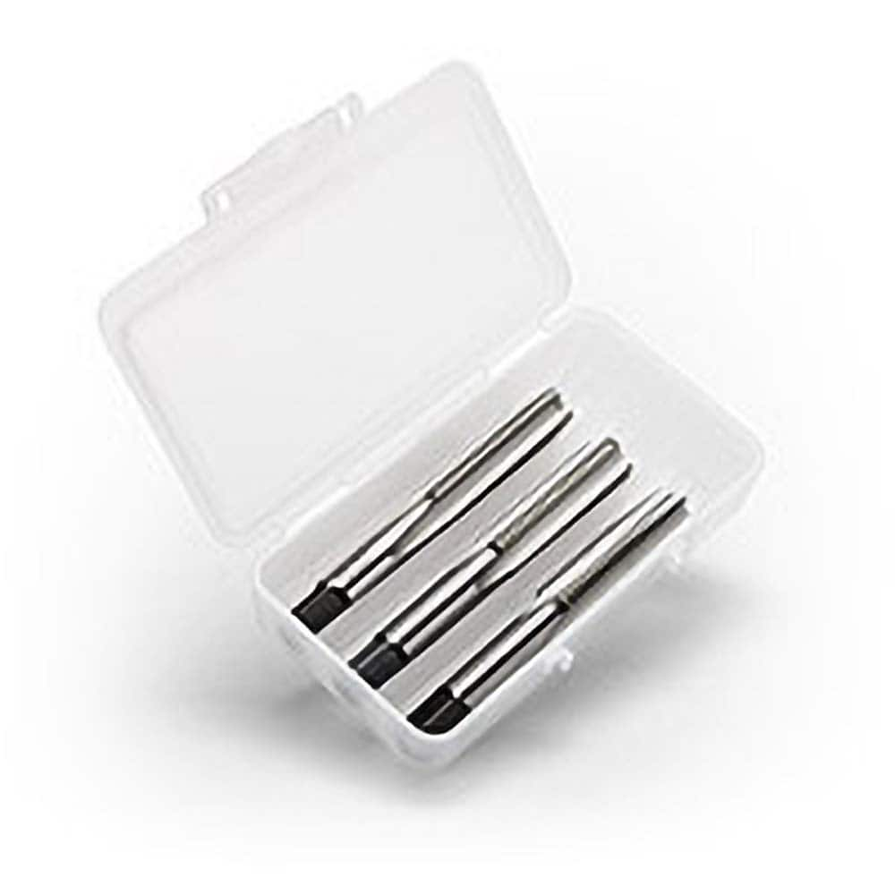 Titan USA - Tap Sets; Thread Size: 9/16-18 ; Number of Flutes: 4 ; Chamfer: Bottoming; Plug; Taper ; Material: High Speed Steel ; Finish/Coating: Uncoated ; Thread Direction: Right Hand - Exact Industrial Supply