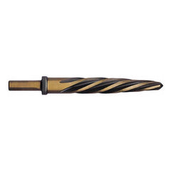 Titan USA - Bridge/Construction Reamers; Reamer Type: Construction Reamer ; Reamer Diameter (Decimal Inch): 1-1/16 ; Reamer Diameter (Inch): 1-1/16 ; Shank Type: Flatted ; Flute Type: Spiral ; Flute Length (Inch): 4-1/2 - Exact Industrial Supply