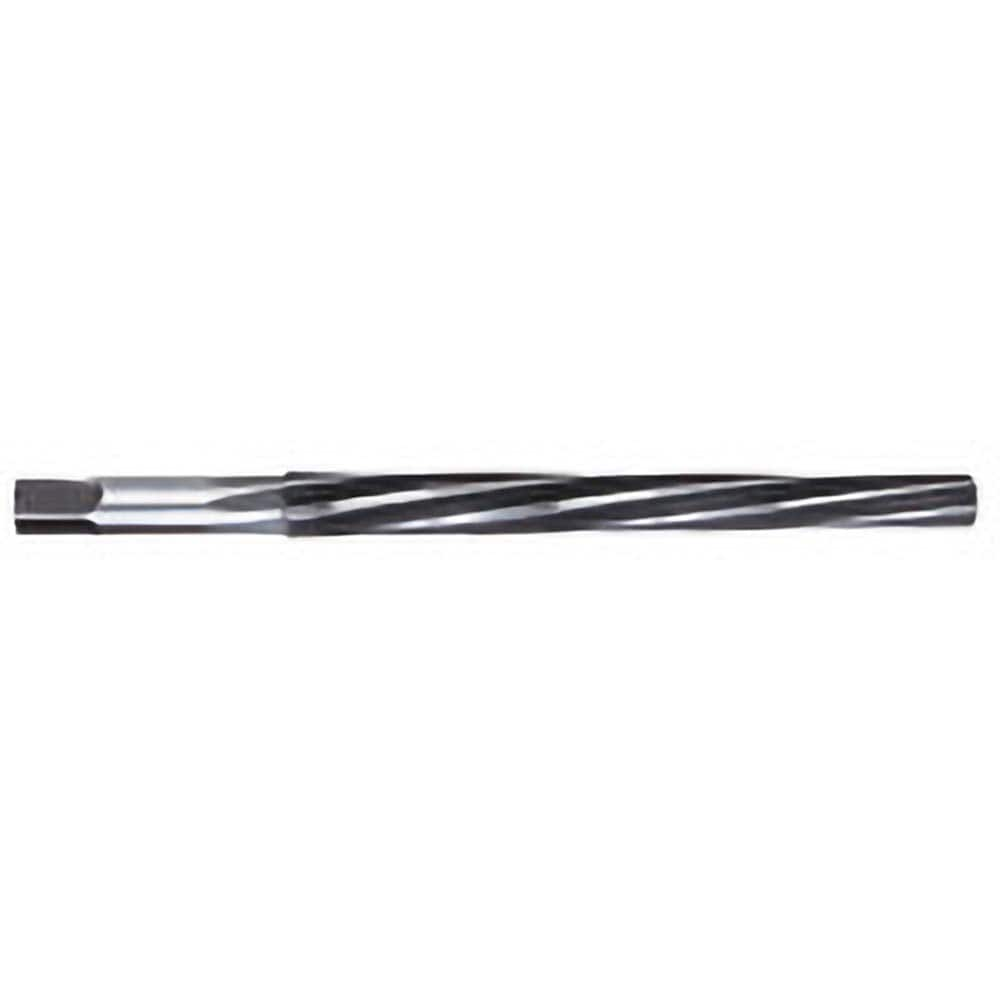 Titan USA - Taper Pin Reamers; Taper Pin Size (Number): #3 (Wire); Small End Diameter (Decimal Inch): 0.1813 ; Reamer Diameter (Decimal Inch): 0.2294 ; Flute Type: Spiral ; Shank Type: Straight ; Overall Length (Inch): 3-11/16 - Exact Industrial Supply