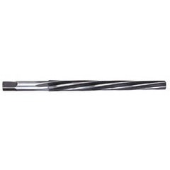 Titan USA - Taper Pin Reamers; Taper Pin Size (Number): #3 (Wire); Small End Diameter (Decimal Inch): 0.1813 ; Reamer Diameter (Decimal Inch): 0.2294 ; Flute Type: Spiral ; Shank Type: Straight ; Overall Length (Inch): 3-11/16 - Exact Industrial Supply