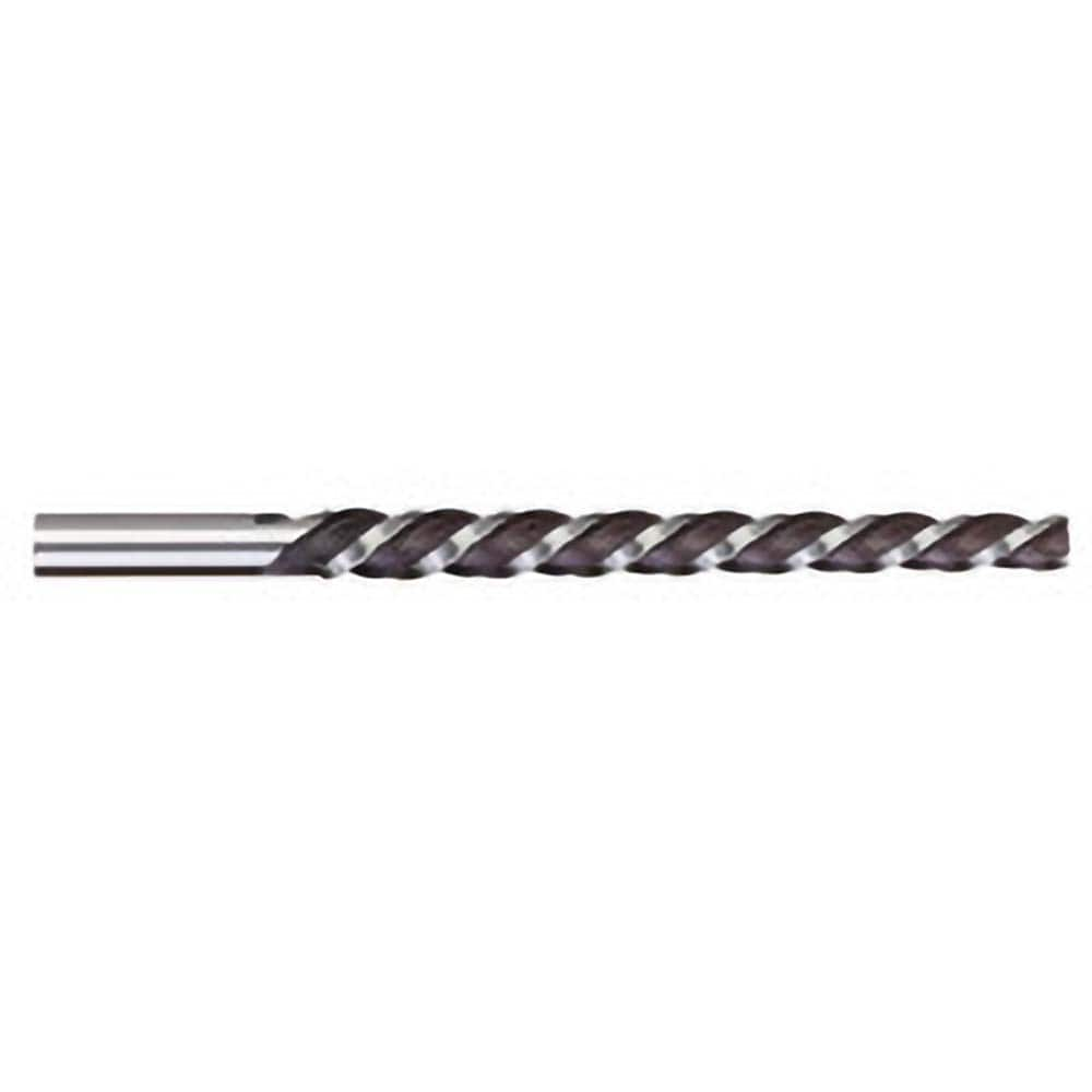 Titan USA - Taper Pin Reamers; Taper Pin Size (Number): #8 (Wire); Small End Diameter (Decimal Inch): 0.3971 ; Reamer Diameter (Decimal Inch): 0.5050 ; Flute Type: Helical ; Shank Type: Straight ; Overall Length (Inch): 7-3/16 - Exact Industrial Supply