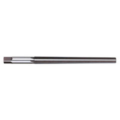 Titan USA - Taper Pin Reamers; Taper Pin Size (Number): #5 (Wire); Small End Diameter (Decimal Inch): 0.2409 ; Reamer Diameter (Decimal Inch): 0.2994 ; Flute Type: Straight ; Shank Type: Straight ; Overall Length (Inch): 4-5/16 - Exact Industrial Supply