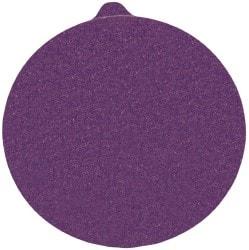 3M - 6" Diam, 150 Grit FEPA, Ceramic Adhesive PSA Disc - Very Fine Grade, Purple, C Weighted Backing, Flexible, 12,000 Max RPM, Use with Random Orbital Sanders - Caliber Tooling