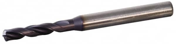 Kennametal - 0.2598" 140° Spiral Flute Solid Carbide Screw Machine Drill Bit - Caliber Tooling