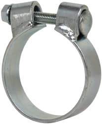 Made in USA - 2.92" ID, Steel Zinc Plated BCE Band Style Clamp - 0.12" Thick, 2-3/4" Hose - Caliber Tooling