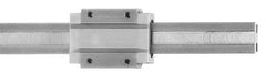 Igus - 500mm OAL x 15mm Overall Width x Self Lubricated Linear Guide Systems - 40mm Between Holes - Caliber Tooling