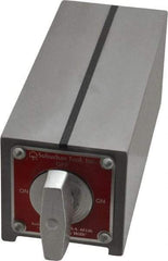 Suburban Tool - Standard Pole Rectangular Permanent Magnetic Block Chuck - 5" Long x 2" Wide x 2" High, Alnico - Caliber Tooling