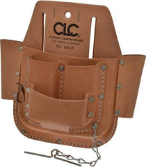 CLC - 6 Pocket General Purpose Holster - Leather, Natural - Caliber Tooling