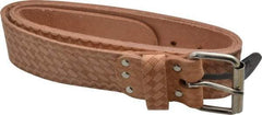 CLC - 29 to 46" Waist Tool Belt - 2" Wide, Natural (Color), Leather - Caliber Tooling