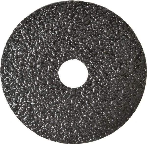 3M - 4-1/2" Diam 7/8" Hole 24 Grit Fiber Disc - Very Coarse Grade, Zirconia Alumina, 13,300 Max RPM, Series 501C - Caliber Tooling