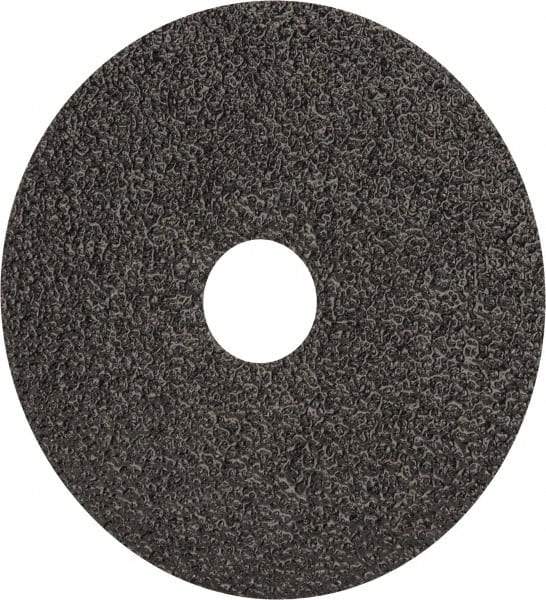 3M - 4-1/2" Diam 7/8" Hole 36 Grit Fiber Disc - Very Coarse Grade, Zirconia Alumina, 13,300 Max RPM, Series 501C - Caliber Tooling