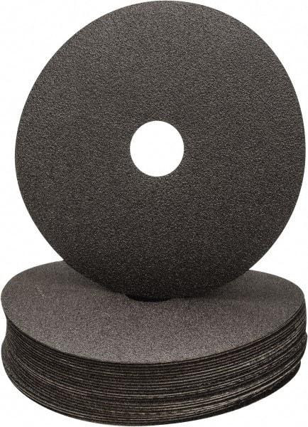 3M - 5" Diam 7/8" Hole 100 Grit Fiber Disc - Fine Grade, Zirconia Alumina, Series 501C - Caliber Tooling