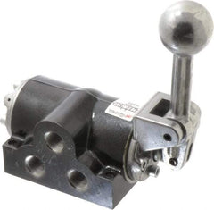 ARO/Ingersoll-Rand - 3/8" NPT Manual Mechanical Valve - 4-Way, 3 Position, Spring Return, 2.3 CV Rate - Caliber Tooling