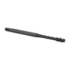 OSG - #6-32 UNC 3 Flute 2B Modified Bottoming Spiral Flute Tap - Vanadium High Speed Steel, Oxide Finish, 2.205" OAL, Right Hand Flute, Right Hand Thread, Series 220 - Caliber Tooling