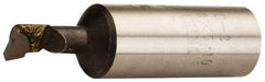 Interstate - 9/16 to 1-5/8" Min Diam, 3 to 7-1/2" Max Depth, 1" Shank Diam, 5 to 9-1/2" OAL Boring Bar Set - C2 Carbide Tipped, Bright Finish, Right Hand Cut, 7 Piece Set - Exact Industrial Supply