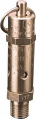 Kingston - 1/2" Inlet, ASME Safety Relief Valve - 25 Max psi, Stainless Steel - Caliber Tooling