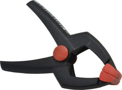 Bessey - 1" Jaw Opening Capacity, 1-1/8" Throat Depth, Spring Clamp - Plastic Body, Plastic Handle, Plastic Tip, 1" OAL - Caliber Tooling