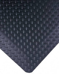 Wearwell - 30' Long x 3' Wide, Dry Environment, Anti-Fatigue Matting - Black, Vinyl with Nitrile Blend Base, Beveled on 4 Sides - Caliber Tooling