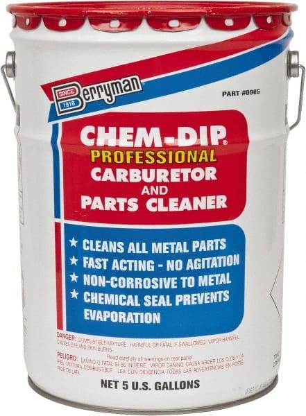 Berryman Products - Chlorinated Carburetor & Parts Cleaner - 5 Gal Pail - Caliber Tooling