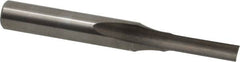 Onsrud - 5/32" Diam, 1/4" Shank Diam, 9/16" Length of Cut, 1 Flute Single Edge Straight Router Bit - 2" Overall Length, Right Hand Cut, Solid Carbide - Caliber Tooling