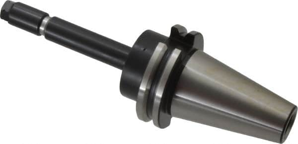 Parlec - 1/32" to 1/4" Capacity, 5.15" Projection, CAT40 Taper Shank, DA300 Collet Chuck - 7.837" OAL - Exact Industrial Supply