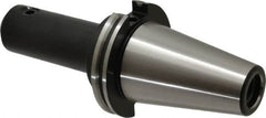 Parlec - CAT50 Taper Shank 3/4" Hole End Mill Holder/Adapter - 1-3/4" Nose Diam, 5-3/4" Projection, Through-Spindle Coolant - Exact Industrial Supply