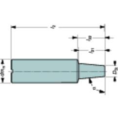 AE12-A16-CS-075 Milling Cutters With Exchangeable Solid Cutting Head - Caliber Tooling