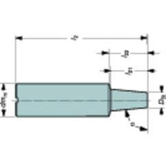 AE12-A16-CS-075 Milling Cutters With Exchangeable Solid Cutting Head - Caliber Tooling