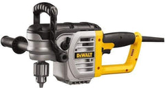 DeWALT - 1/2" Keyed Chuck, 330 & 1,300 RPM, Stud & Joist Handle Electric Drill - 11 Amps, Reversible, Includes 2-Position Side Handle, Bail Handle, Chuck Key with Holder - Caliber Tooling