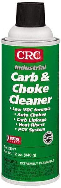 CRC - Acetone Carburetor & Parts Cleaner - 12 oz Aerosol Can - Caliber Tooling