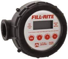 Tuthill - 1" FNPT Port Nutating Disc Flowmeter - 125 Max psi, 2 to 20 GPM, Polyethylene - Caliber Tooling