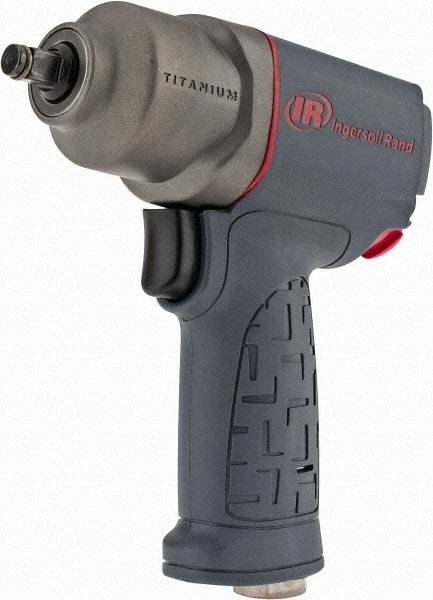 Ingersoll-Rand - 3/8" Drive, 15,000 RPM, 300 Ft/Lb Torque Impact Wrench - Pistol Grip Handle, 1,500 IPM, 17 CFM, 1/4" NPT Inlet - Caliber Tooling