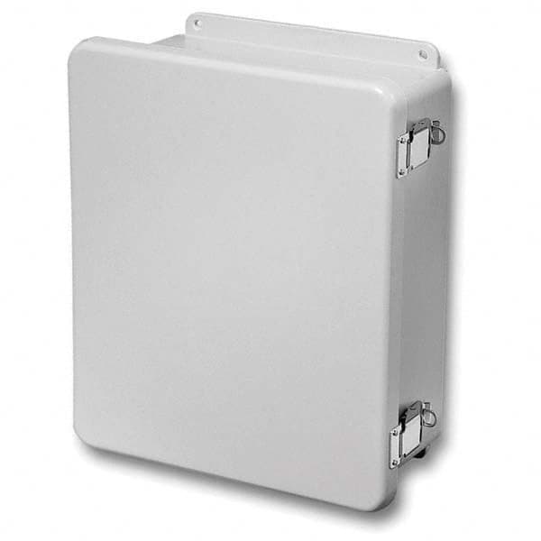 Wiegmann - NEMA 4X Fiberglass Standard Enclosure with Continuous Hinge Cover - Caliber Tooling