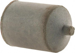 Cratex - 7/8" Max Diam x 1-1/4" Long, Cone, Rubberized Point - Very Fine Grade, Silicon Carbide, 1/4" Arbor Hole, Unmounted - Caliber Tooling