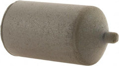 Cratex - 1" Max Diam x 1-3/4" Long, Cone, Rubberized Point - Very Fine Grade, Silicon Carbide, 1/4" Arbor Hole, Unmounted - Caliber Tooling