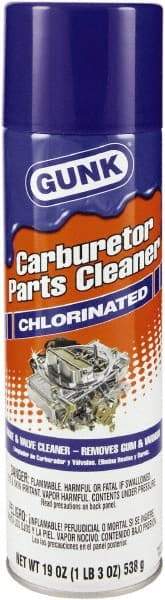 Gunk - Chlorinated Carburetor & Parts Cleaner - 22 oz Aerosol Can - Caliber Tooling