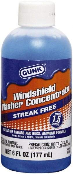 Gunk - Water-Based Solution Windshield Washer Fluid - 6 oz Bottle - Caliber Tooling