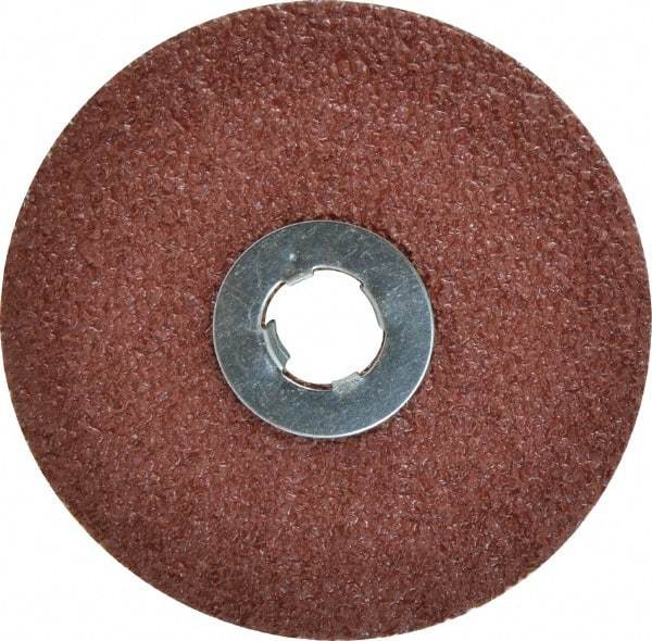 3M - 5" Diam 36+ Grit Fiber Disc - Very Coarse Grade, Ceramic, 12,000 Max RPM, Series 982C - Caliber Tooling