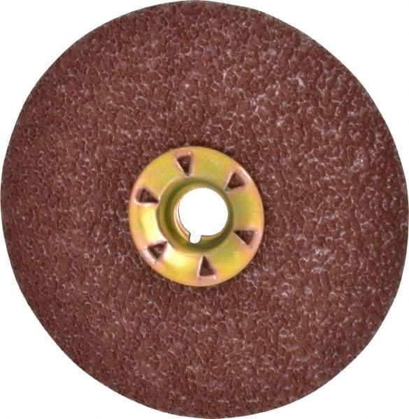 3M - 4-1/2" Diam 36+ Grit Fiber Disc - Very Coarse Grade, Ceramic, 13,300 Max RPM, Series 982C - Caliber Tooling