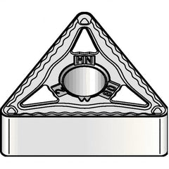 Kennametal - TNMG432 MN Grade KCP10B Carbide Turning Insert - TiOCN Finish, 60° Triangle, 1/2" Inscr Circle, 3/16" Thick, 1/32" Corner Radius - Caliber Tooling