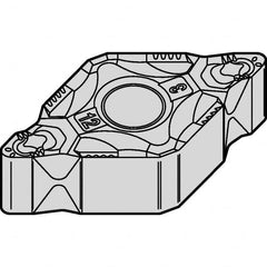 Kennametal - DNMG441 CT Grade KCP10 Carbide Turning Insert - TiCN/Al2O3 Finish, 55° Diamond, 1/2" Inscr Circle, 1/4" Thick, 1/64" Corner Radius - Caliber Tooling